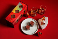 Hennessy V.S.O.P infused Chocolate Mooncake with Miniature Hennessy V.S.O.P  (2 Pieces Per Box)